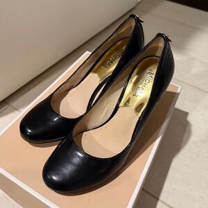 Michael Kors Black Leather Heels